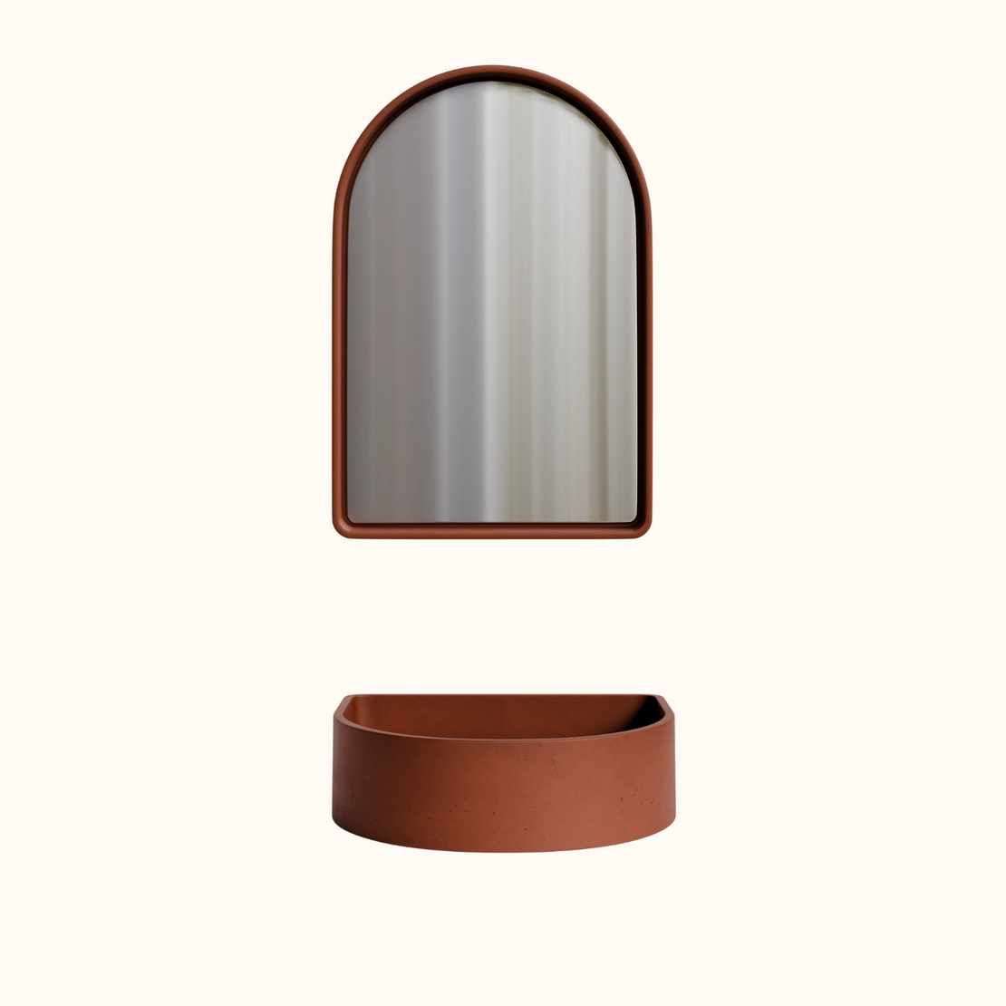 The Arc Concrete Mirror and the Crescent Concrete Basin