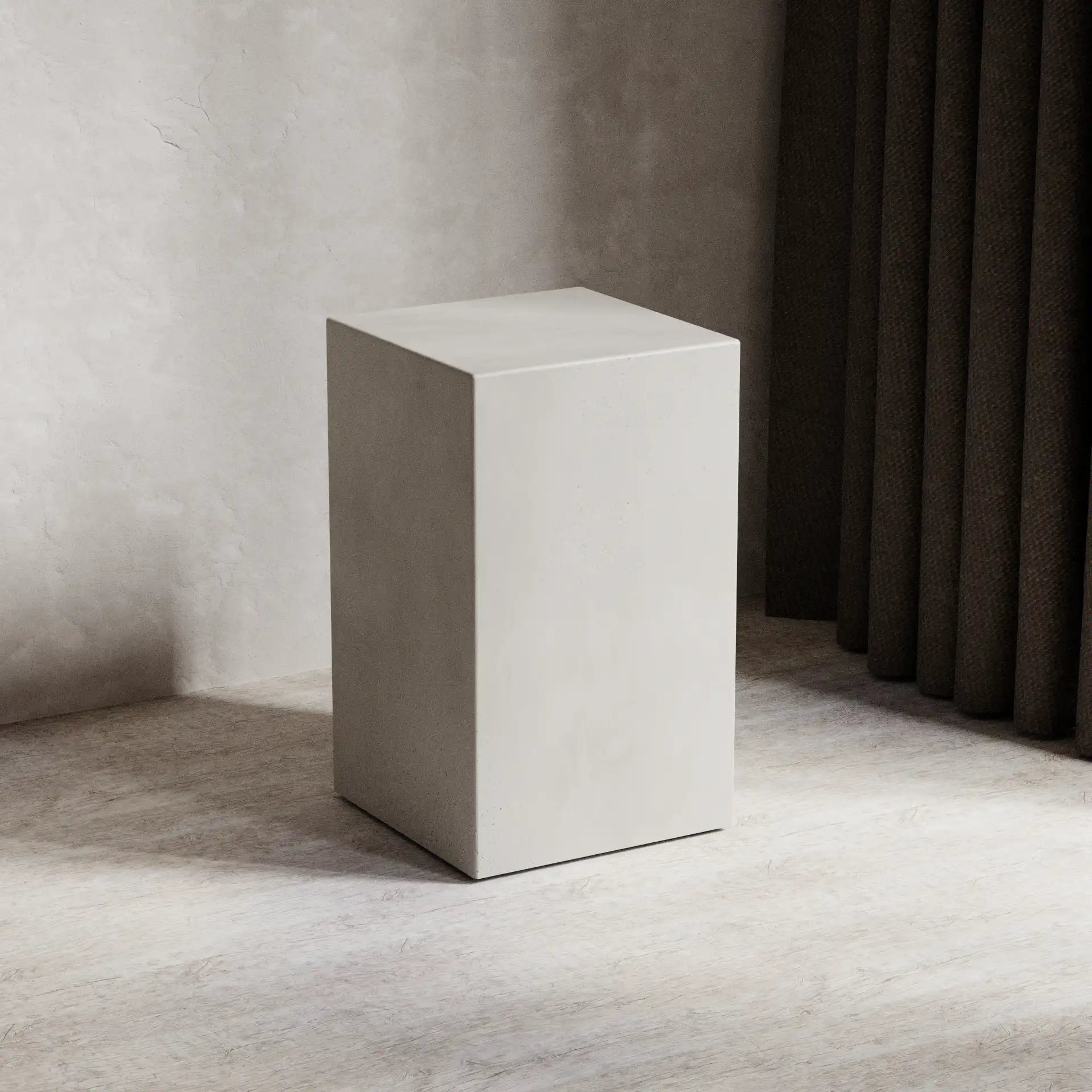 Cement accent table deals