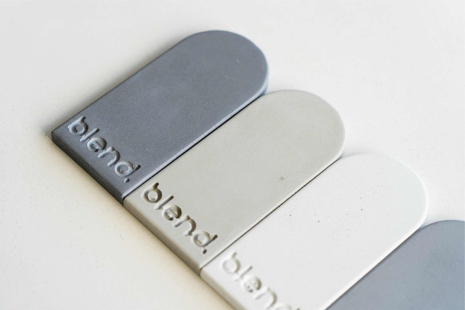 A series of Concrete Colour Samples