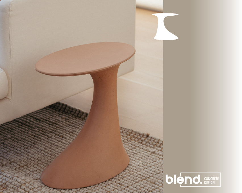 A side table by Blend Concrete Design for the Design Collective 2025