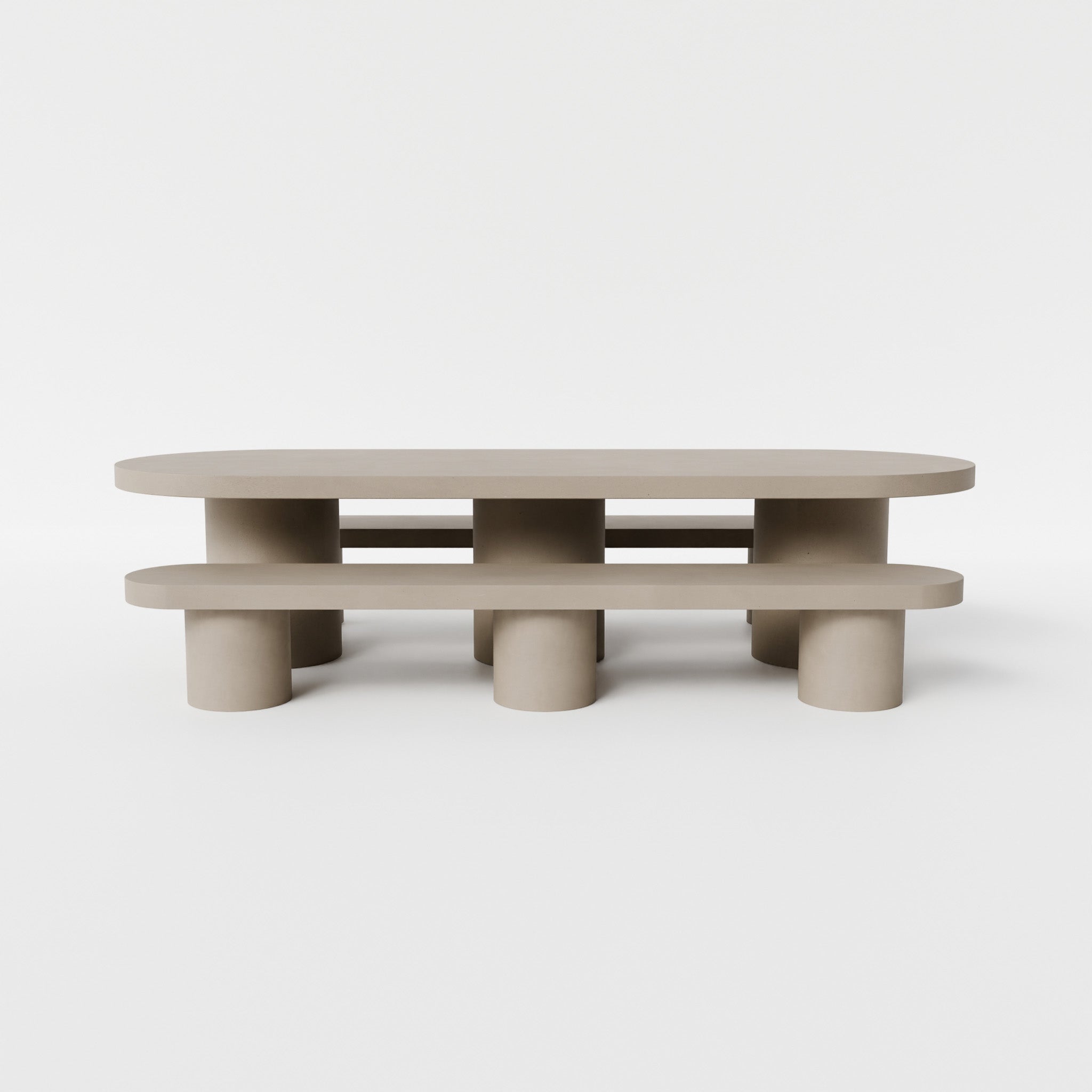 Fawn / With 2 Bench Seats