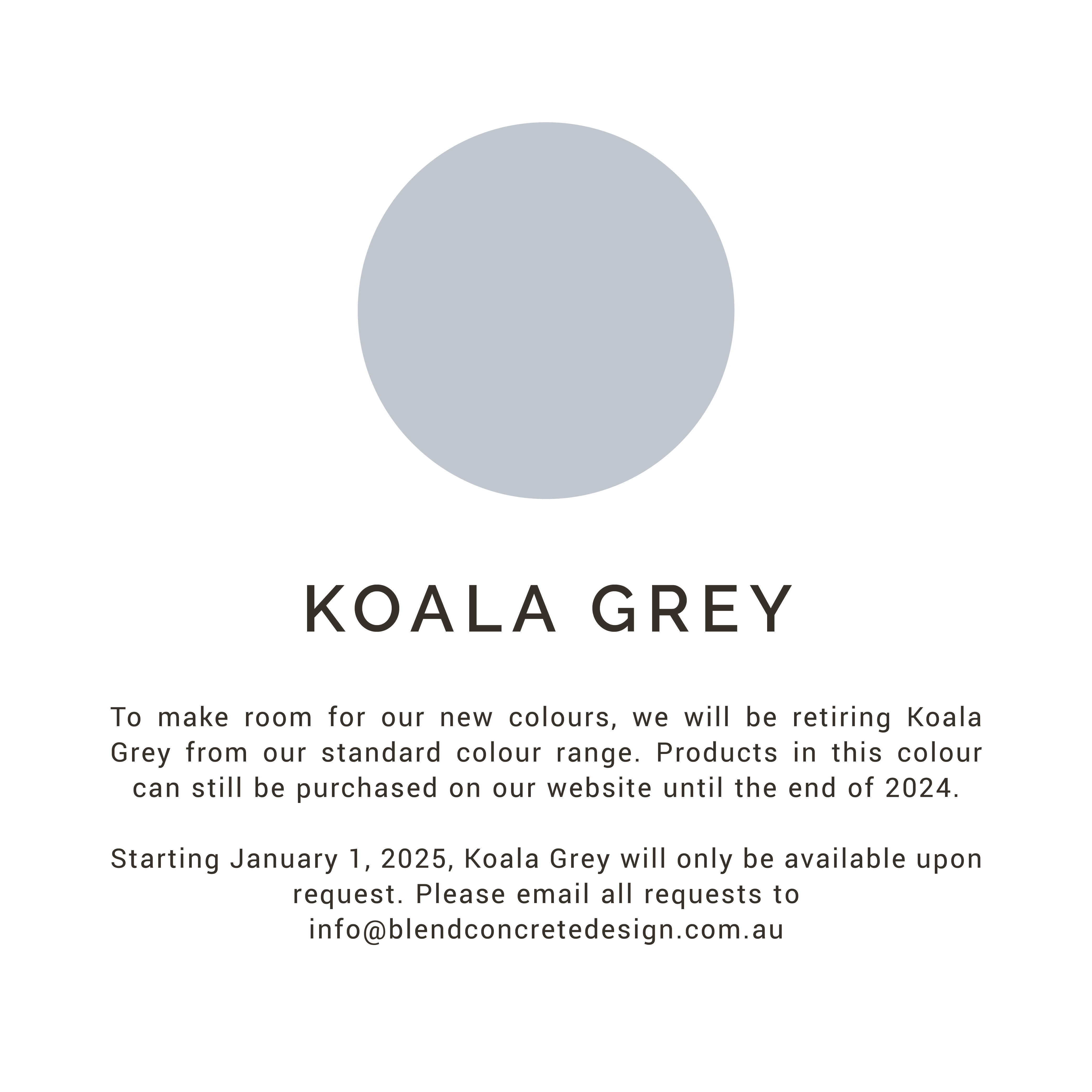 Koala Grey / With Tap Hole