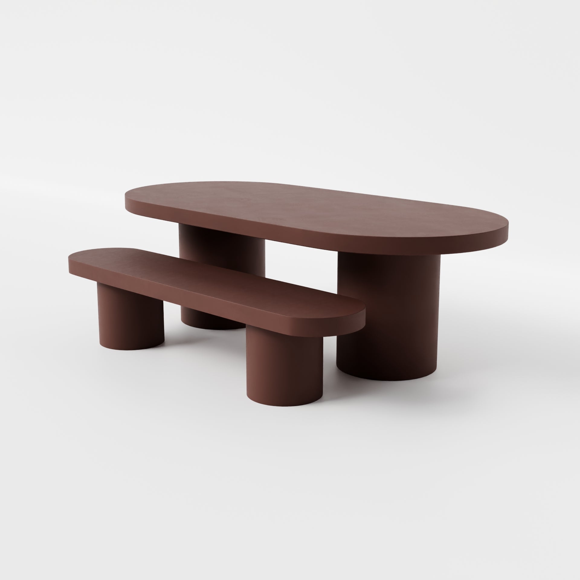 Merlot / With 1 Bench Seat