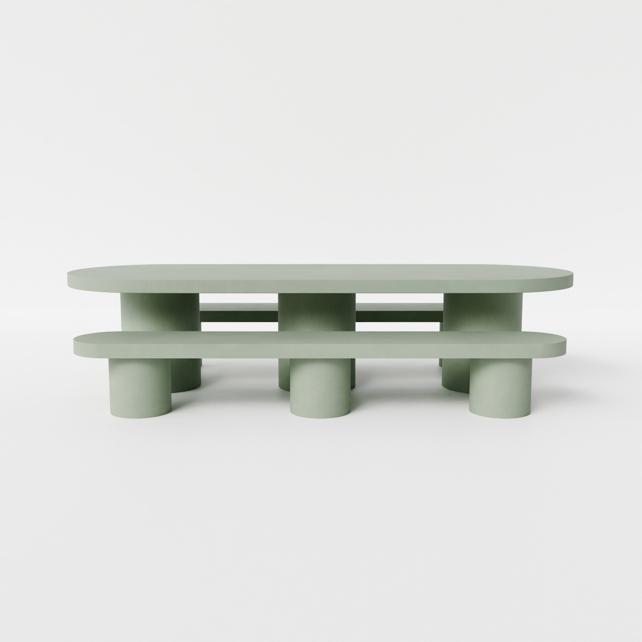 Rainforest Green / With 2 Bench Seats