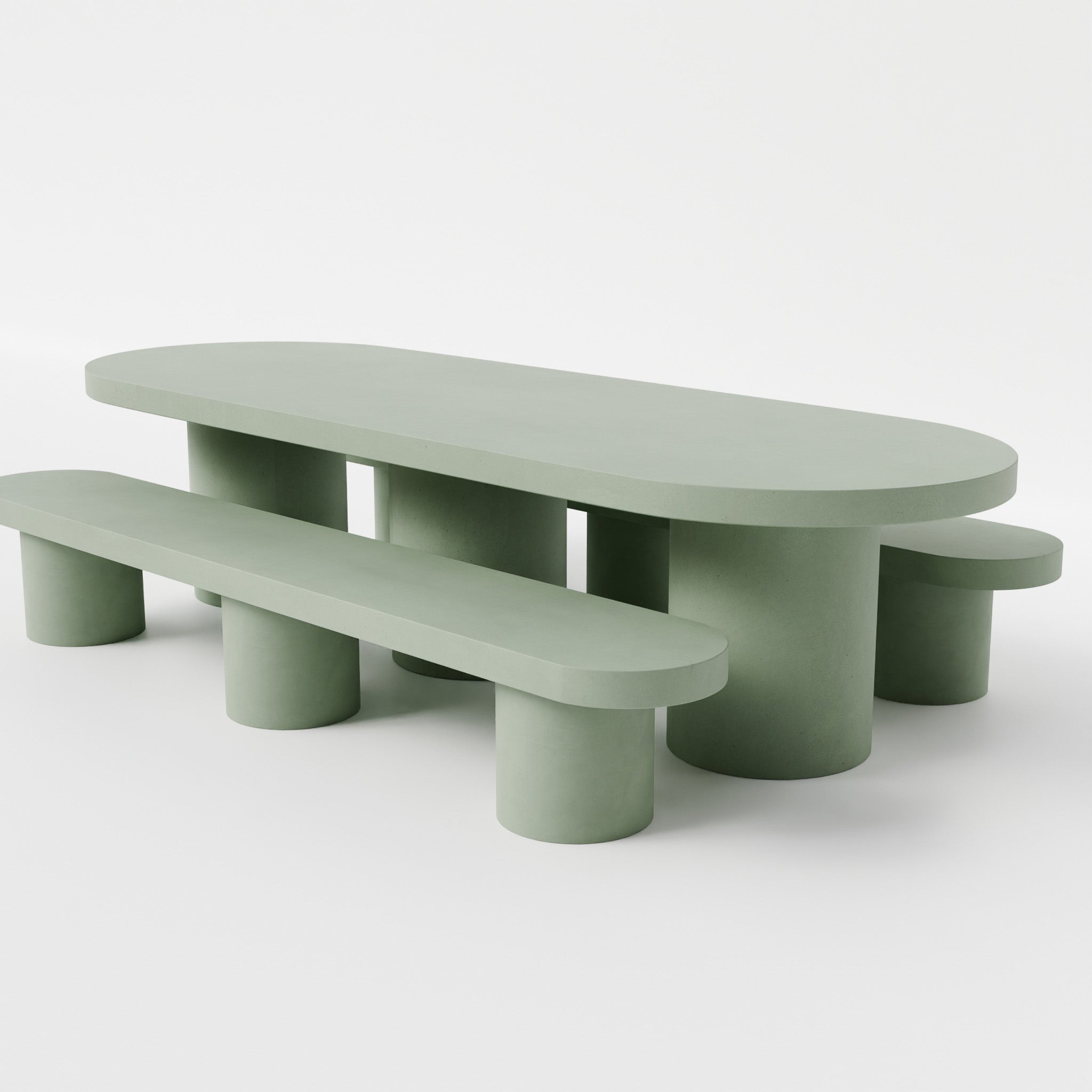 Rainforest Green / With 2 Bench Seats