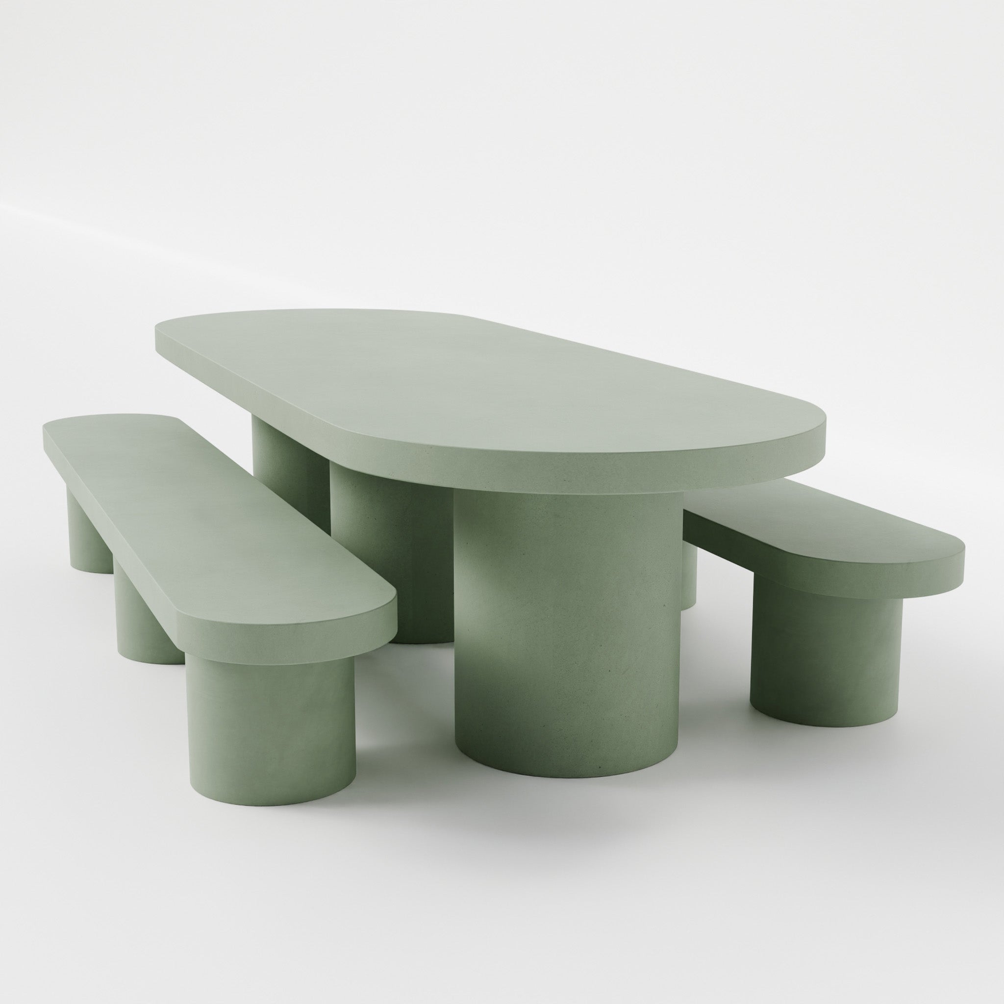 Rainforest Green / With 2 Bench Seats