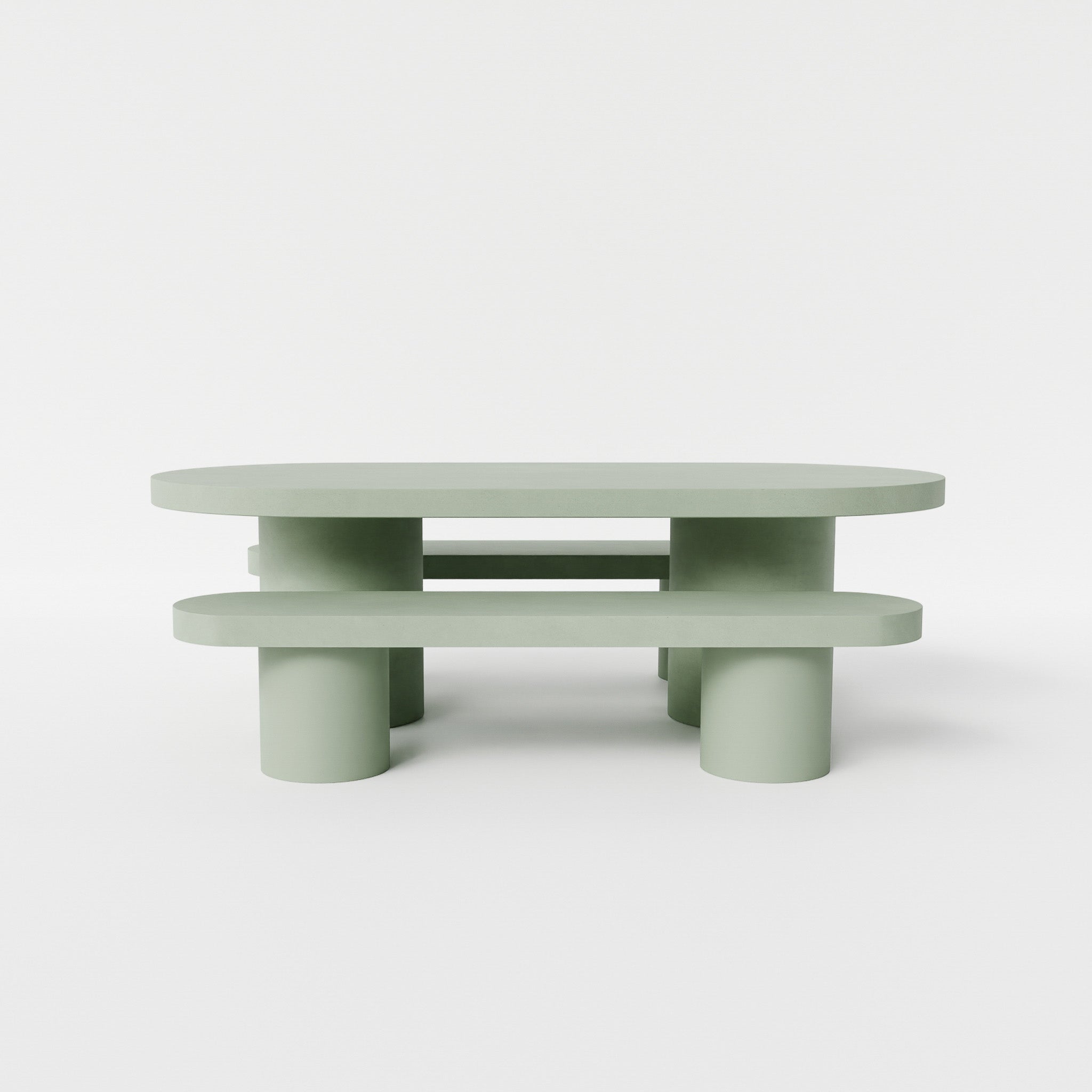 Rainforest Green / With 2 Bench Seats