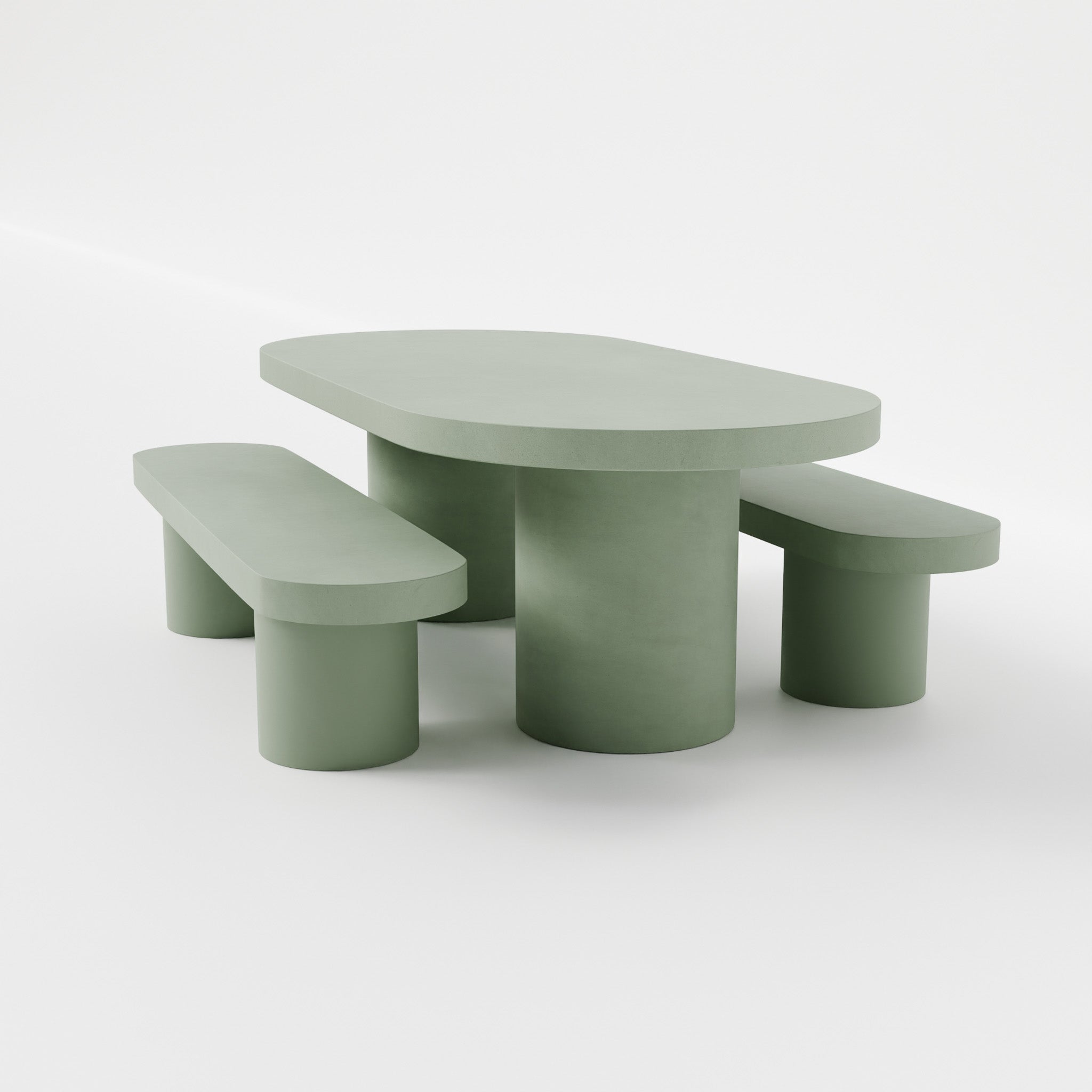 Rainforest Green / With 2 Bench Seats